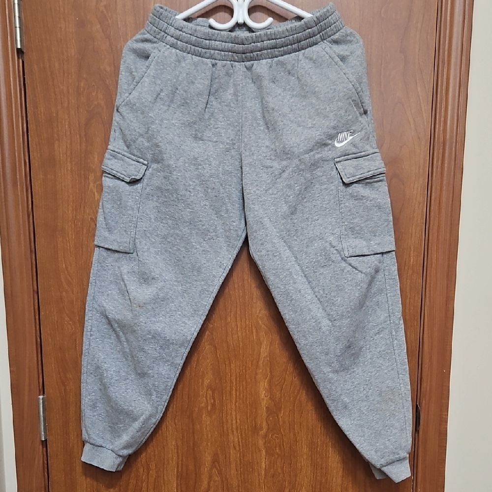 Nike Kids Gray Cargo Joggers